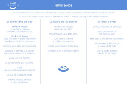 NIÑOS SAÑOS